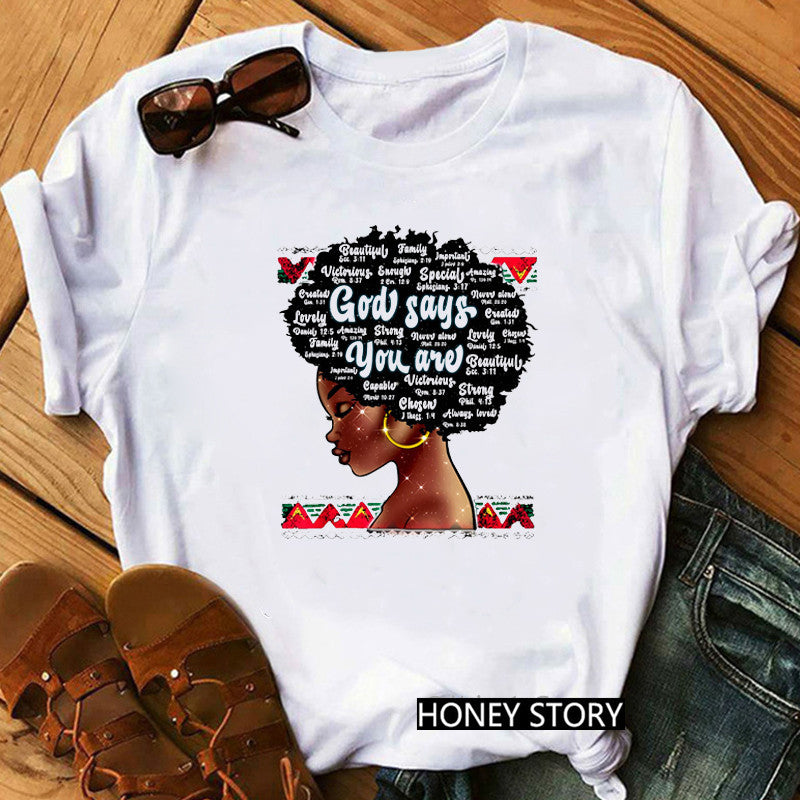 Girls print T-shirt