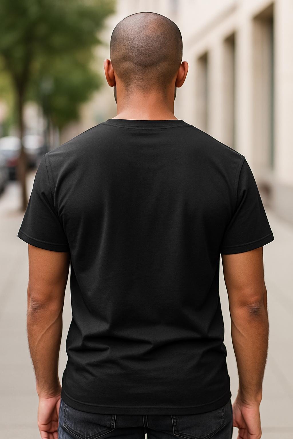 Fun Bald Energy T Shirt For Men Bald Guy Graphic Tee Empowerment Gift For Bald Men Minimal Urban Humor Top Casual Funny Apparel