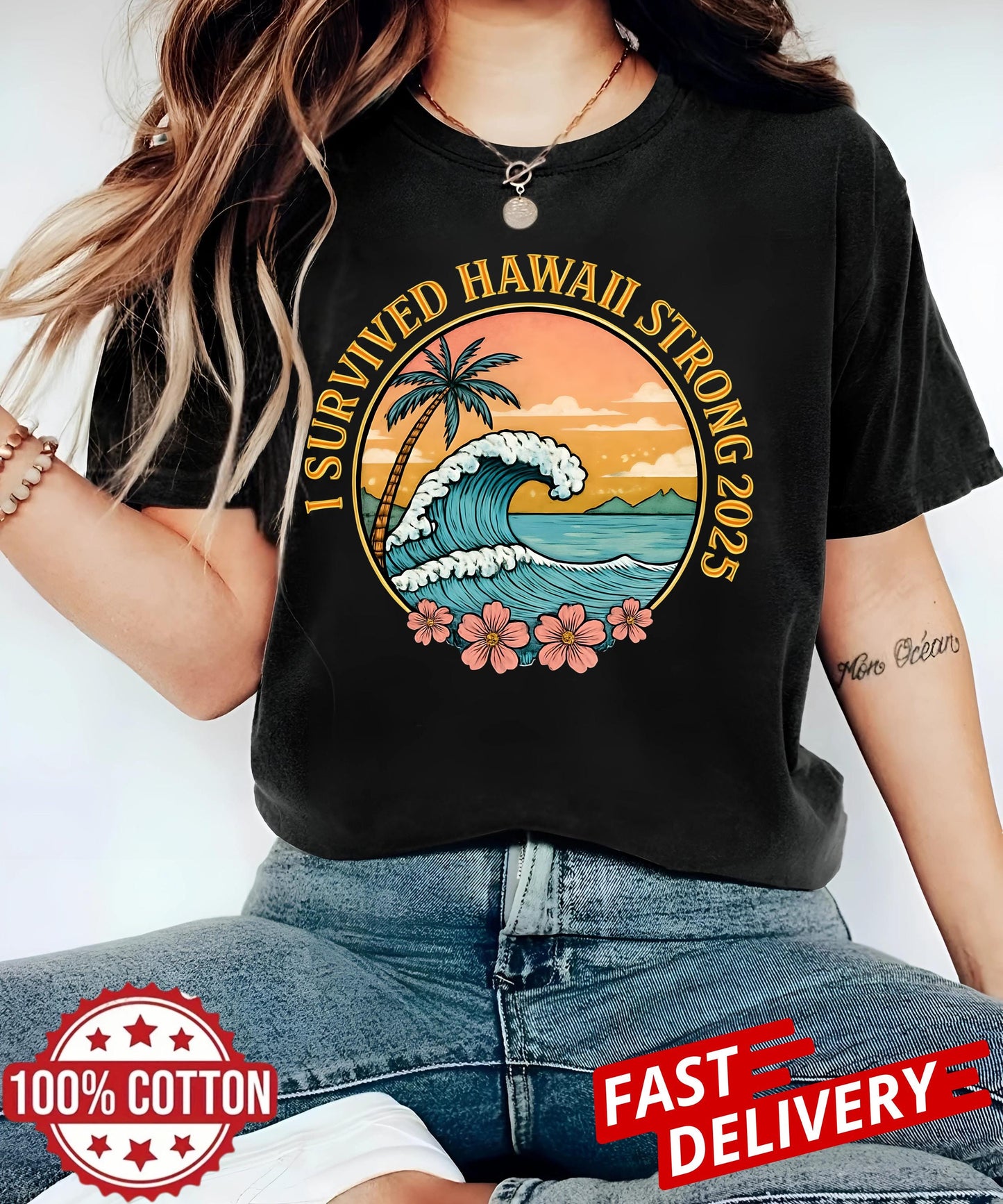 Wear hope and honor survivors with this Hawaii Strong 2025 Shirt show your solidarity after the tsunami and stand strong with the islands