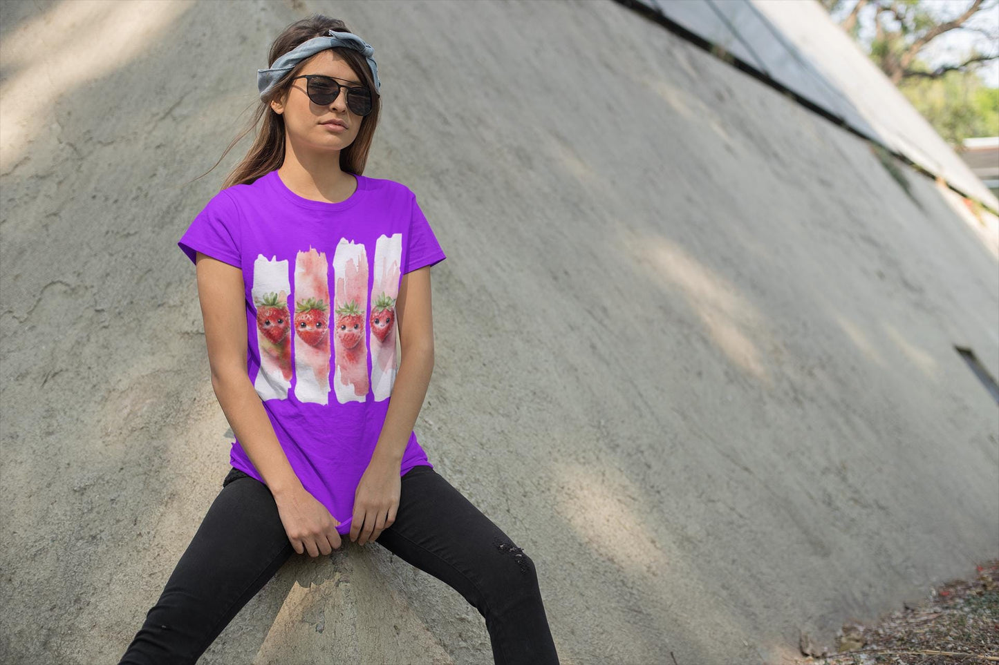 Cute Strawberry Tee , Funny Graphic Tee, Unique Unisex Shirt, Cute Summer Wear, Great Gift for Food Lovers, Sweet Berry Graphic T Shirt