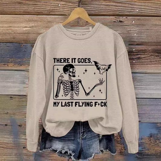 Pullover Halloween Pattern 3d Printing Crew Neck Pullover Sweatshirt