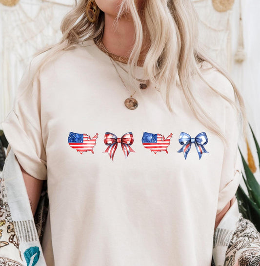 Patriotic Unisex Heavy Cotton Tee, USA Flag Shirt, Independence Day Gift, Casual Wear, Summer Vibes, Travel T-Shirt