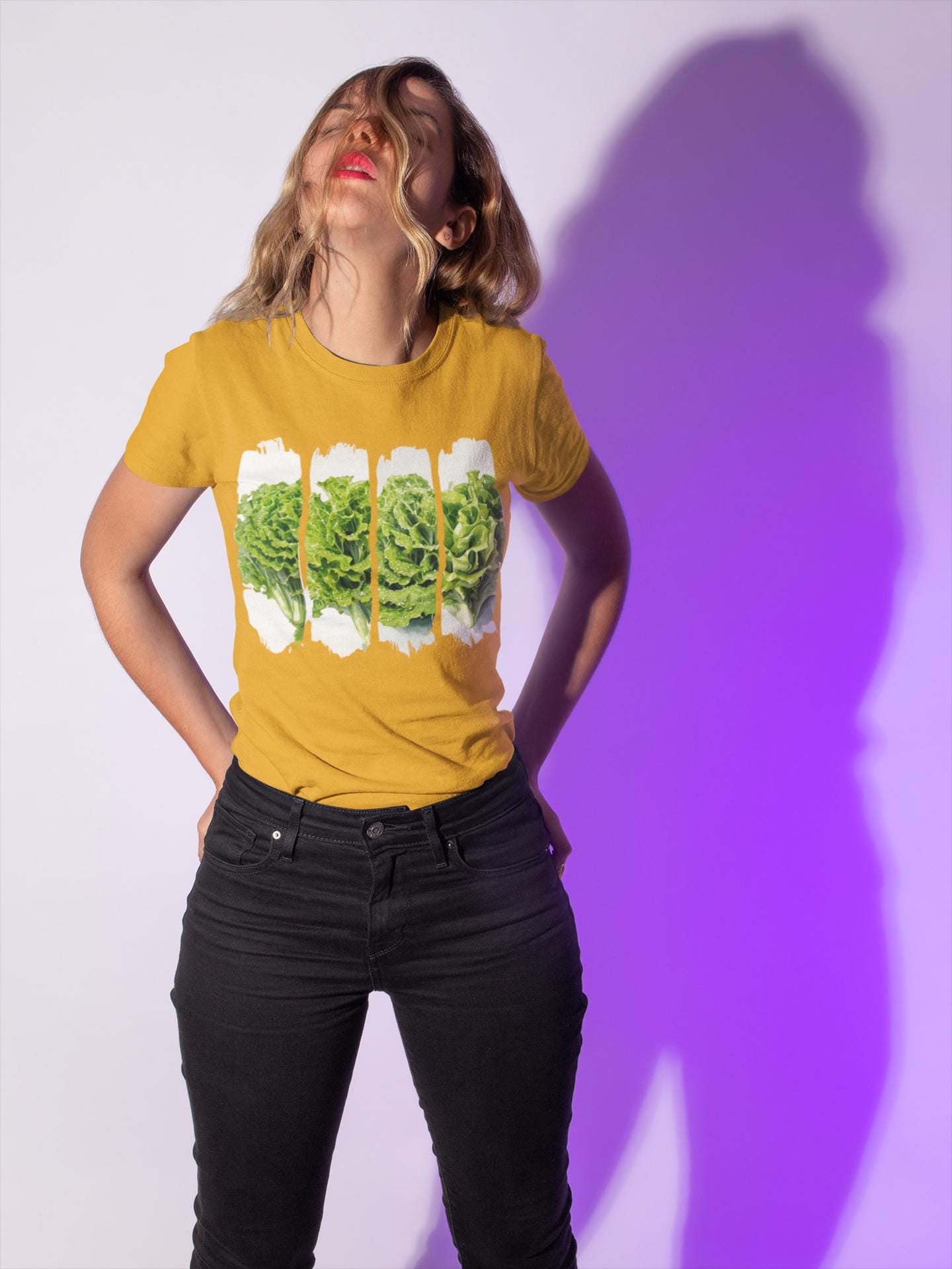 Crisp Green Lettuce Tee Perfect for Vegan Lovers Plant Based Diet Advocates and Health Enthusiasts Gift for Foodies Birthday Shirt