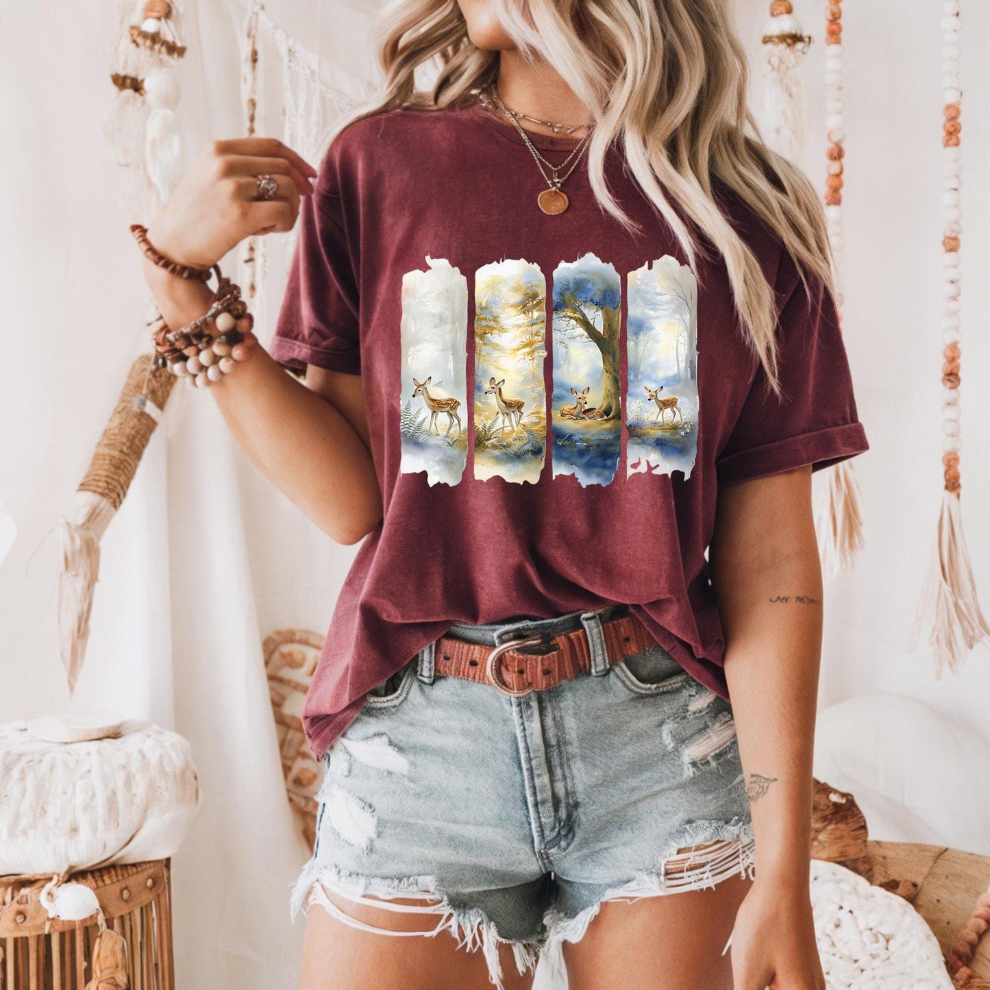 Whimsical Unicorn Art Tee, Enchanting Cotton T-Shirt, Perfect Gift for Fantasy Lovers, Ideal for Birthdays, Cosplay, Casual Wear