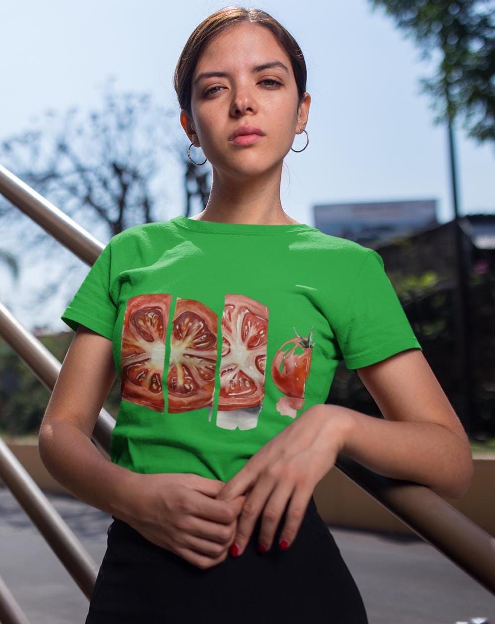 Freshly Cut Tomato Tee Unisex Cotton T Shirt Gardening Gift Vegan Style Casual Summer Wear Foodie Apparel Unique Gift For Men Women