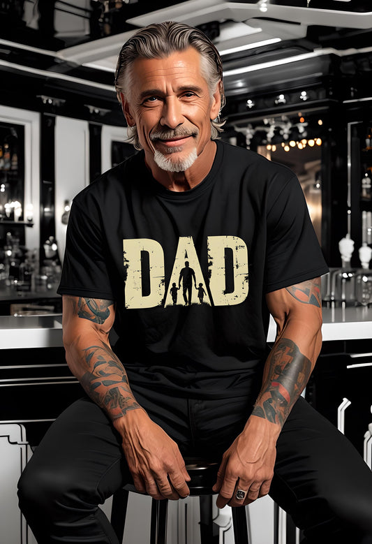 Fathers Day Gift Dad And Kids T Shirt Family Matching Tee Fatherhood Cotton Top Parenting Gift Casual Unisex Graphic Shirt For Men