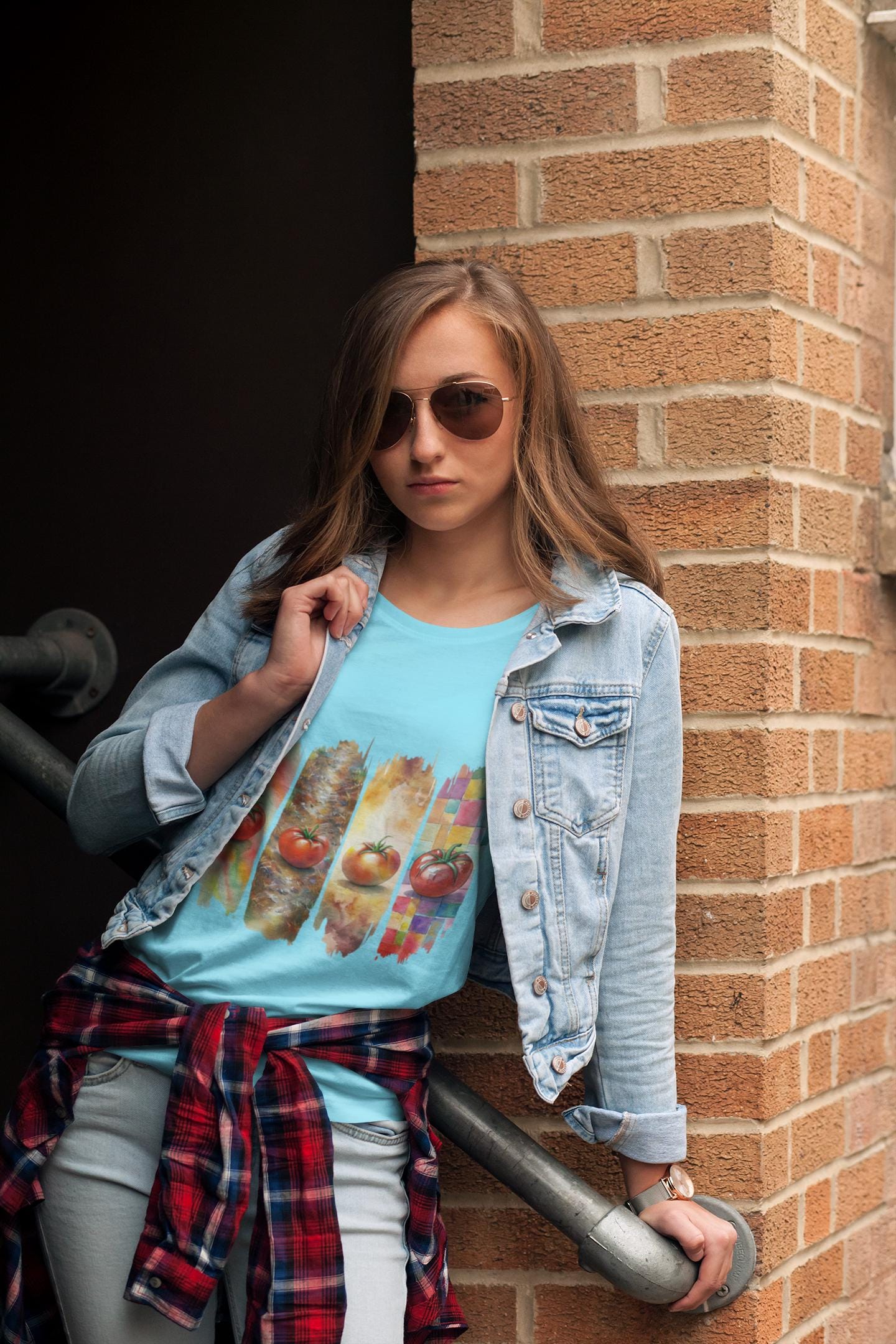 Fresh Tomato Art Unisex Heavy Cotton Tee, Cool Foodie Shirt, Gift for Chefs, Comfortable Everyday Wear, Artisan Cooking Collection