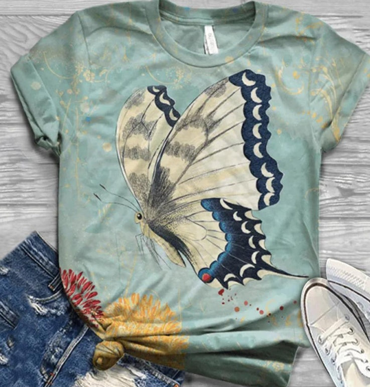 Halloween Retro Print T-shirt With The Same Style For Men And Women