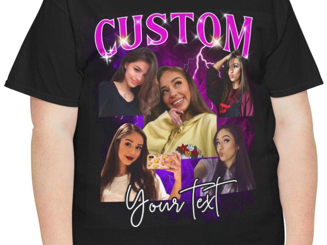 Custom Your Own Bootleg Tee, Retro Custom Bootleg Rap Tee, Custom Bootleg, Custom Your Photo, Insert Your Design, Vintage Graphic Tshirt