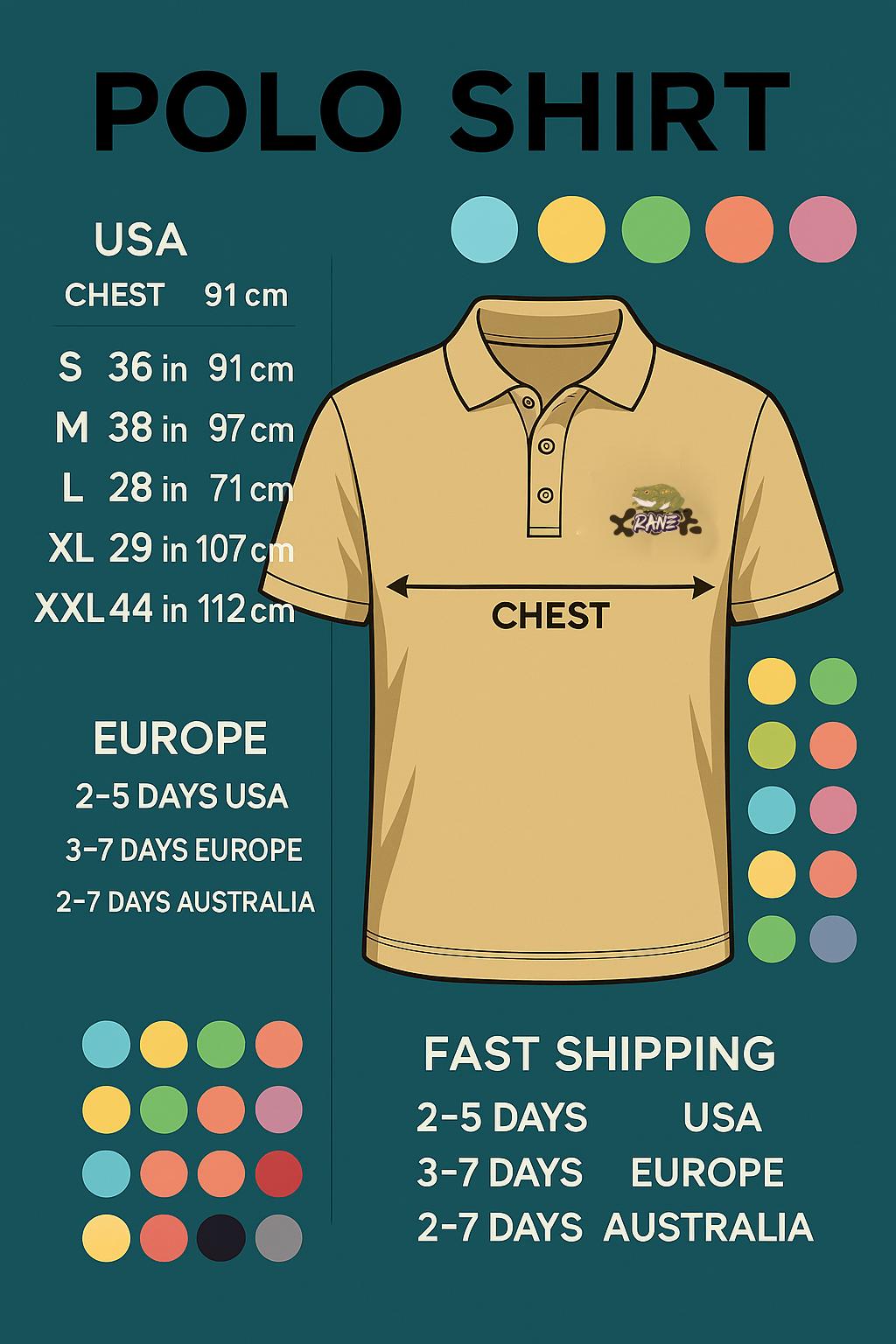 unisex embroidered polo shirt custom rankz logo collared tee smart casual streetwear top for men and women minimal style