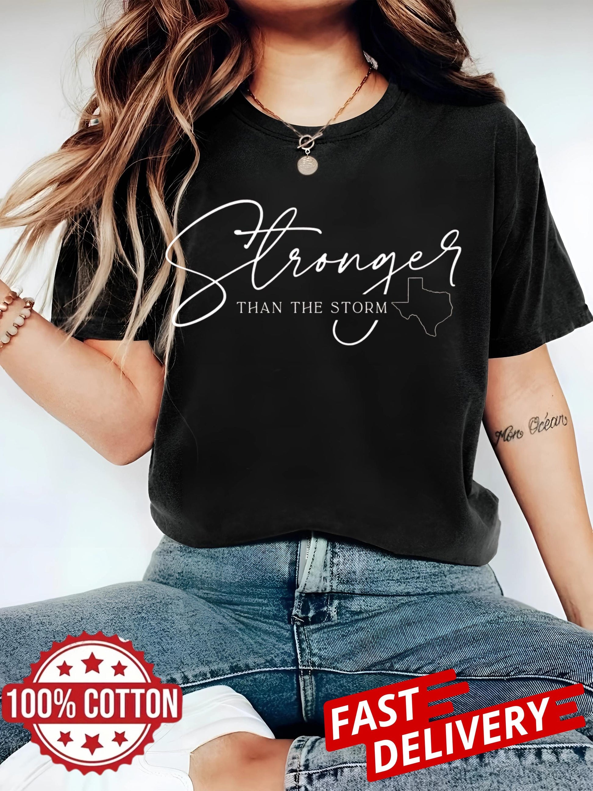 Strong Flood Disaster Relief T-Shirt, Hill Country Flooding Survivor Comfort Colors® Tee, Guadalupe River Rescuer Support T-Shirt