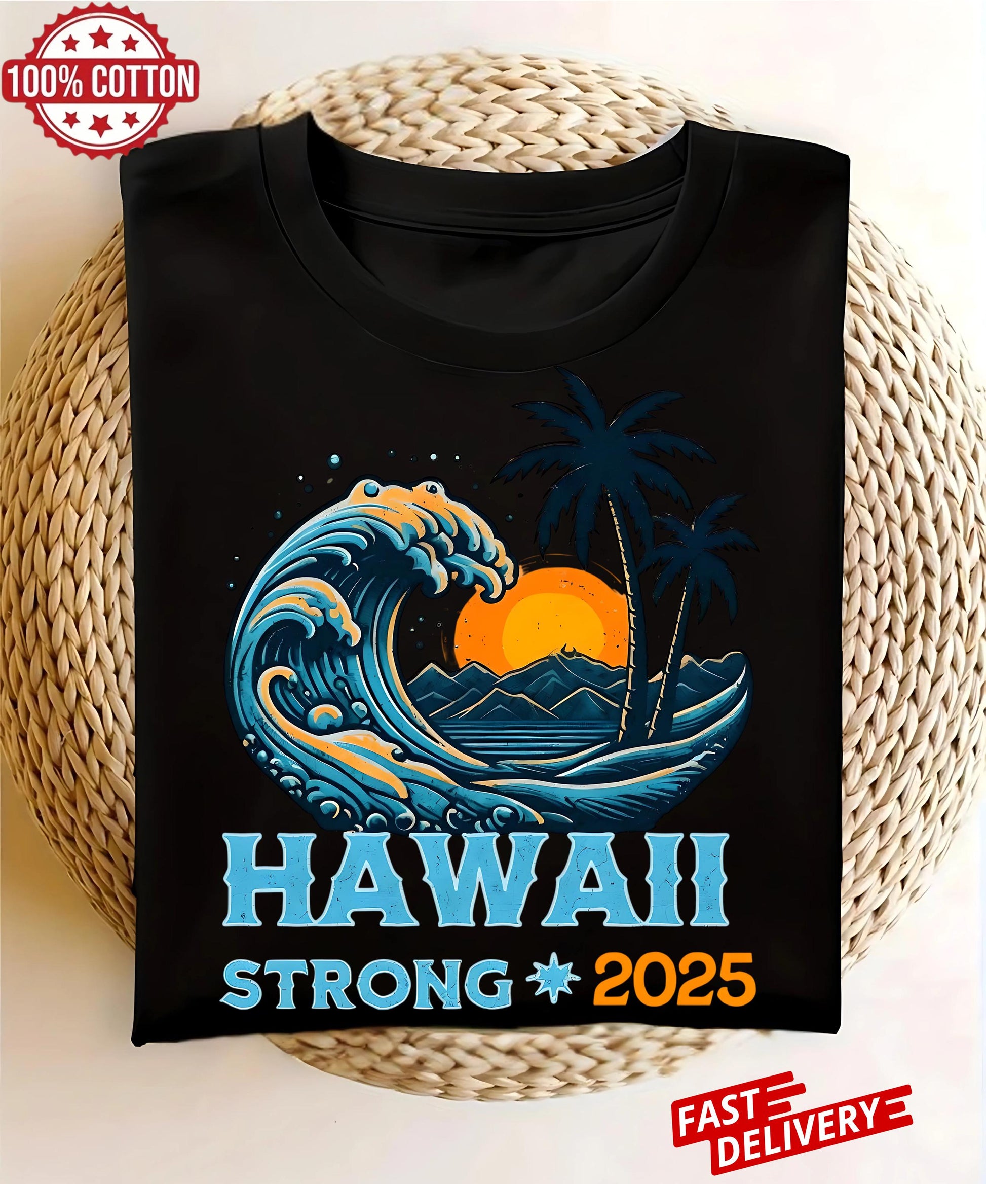 Honor survivors and wear hope with our Hawaii Strong 2025 Shirt, show your solidarity and support Hawaii after the tragic tsunami