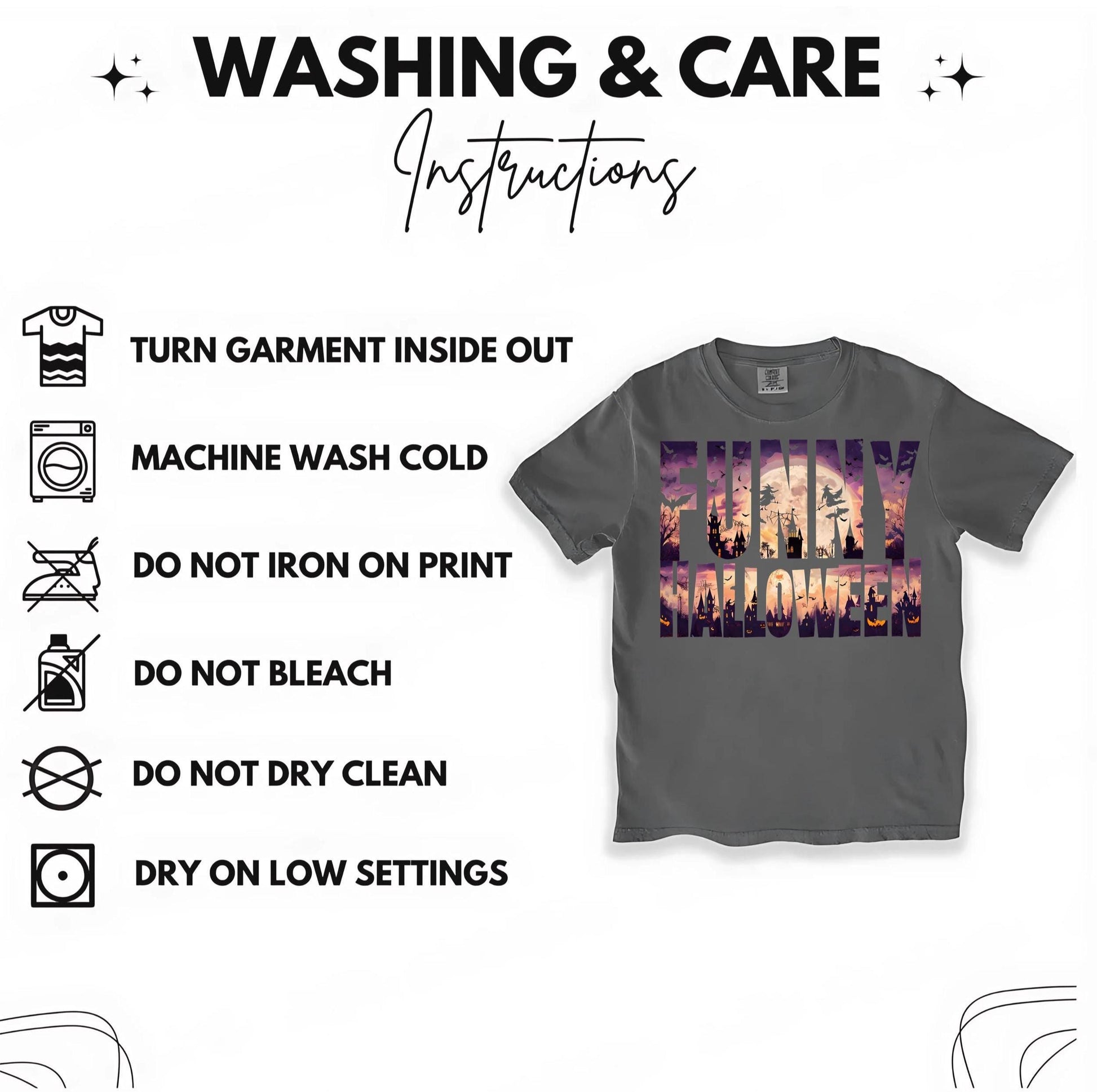 Funny Halloween Shirt Unisex Spooky Party Outfit Graphic Tee For Teens Adults Gift Idea Scary Costume Casual Top Unique Design