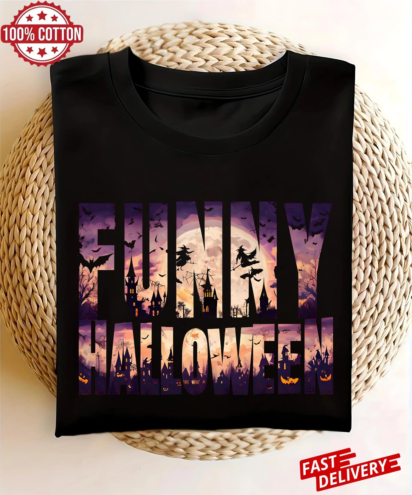 Halloween Graphic Shirt Funny Spooky Tee For Teen And Adult Party Outfit Casual Costume Top Unisex Gift Idea Unique Scary Style