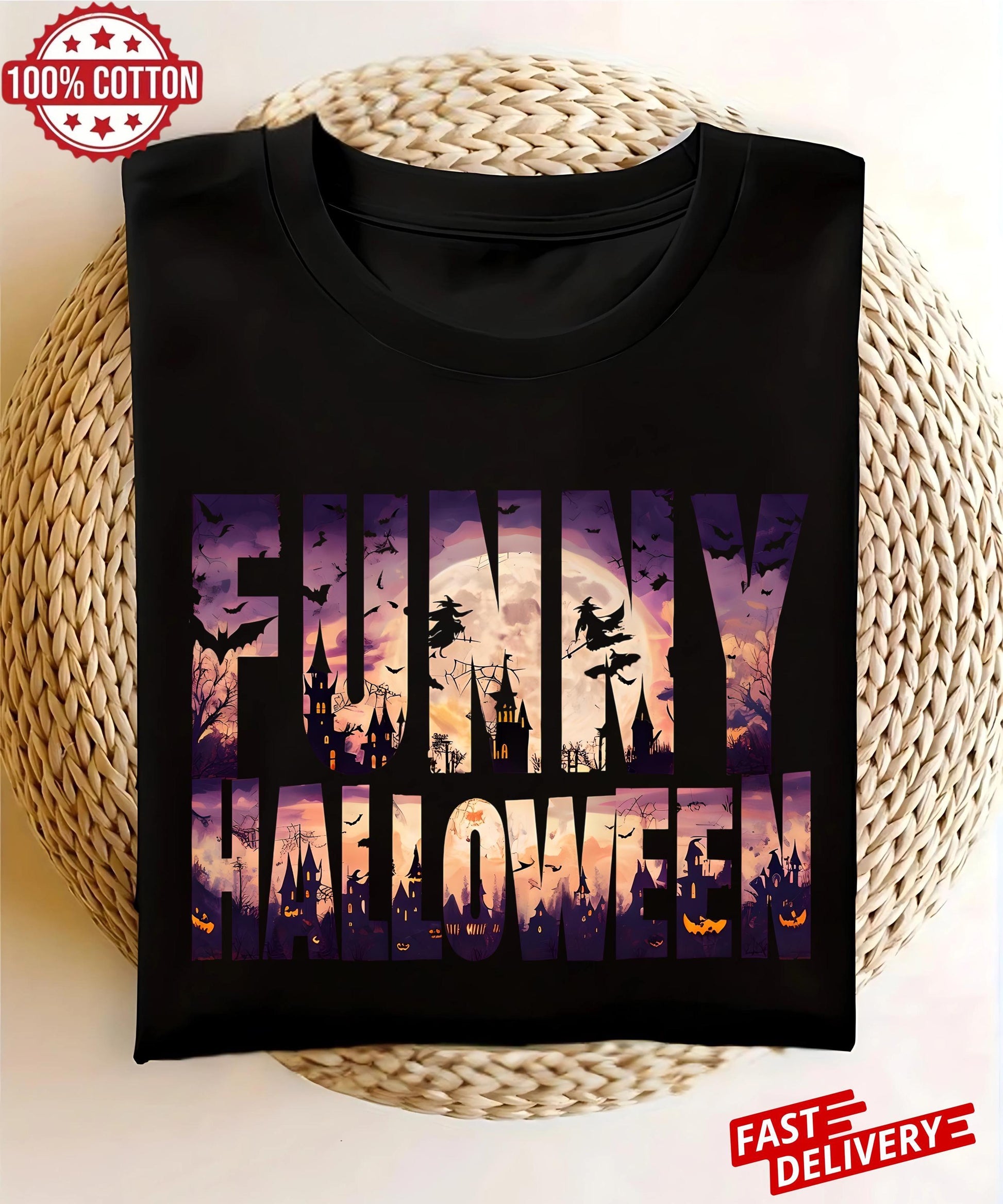 Halloween Graphic Shirt Funny Spooky Tee For Teen And Adult Party Outfit Casual Costume Top Unisex Gift Idea Unique Scary Style