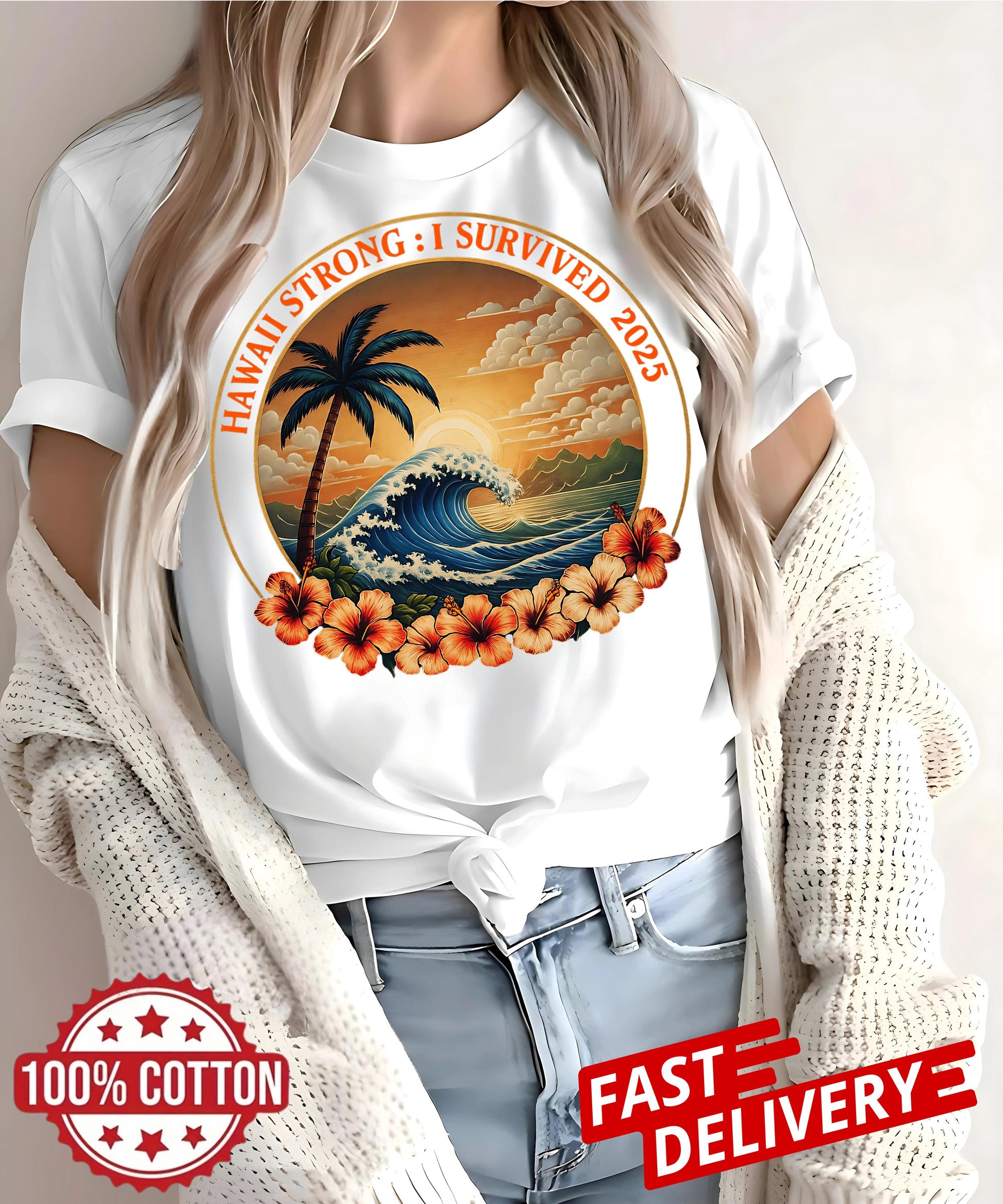 United we stand Hawaii Strong 2025 Shirt to wear hope, support recovery, and honor the strength of tsunami survivors