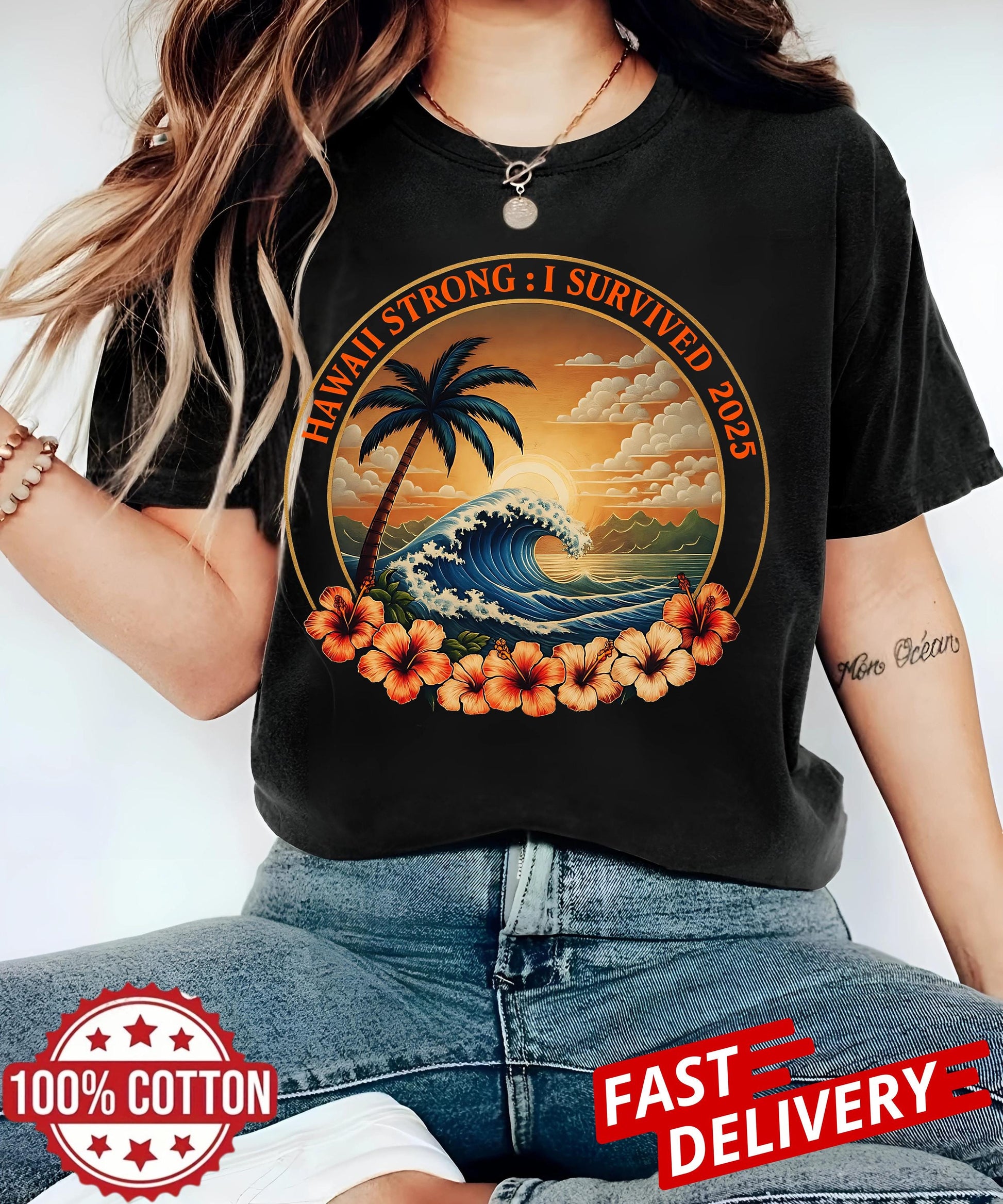 United we stand Hawaii Strong 2025 Shirt to wear hope, support recovery, and honor the strength of tsunami survivors