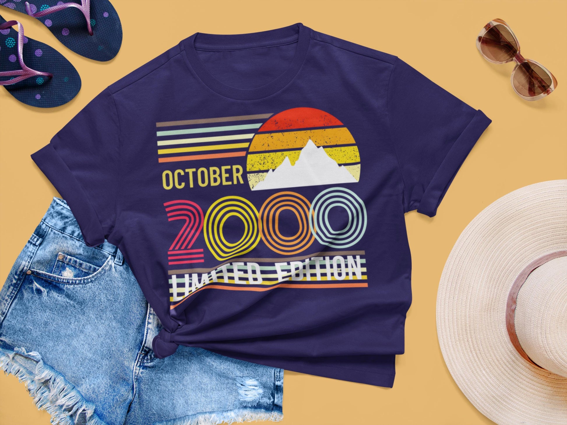 Retro June 2000 T-Shirt – Vintage Style Unisex Cotton Tee – 25rd Birthday Gift – Classic 2000s Shirt
