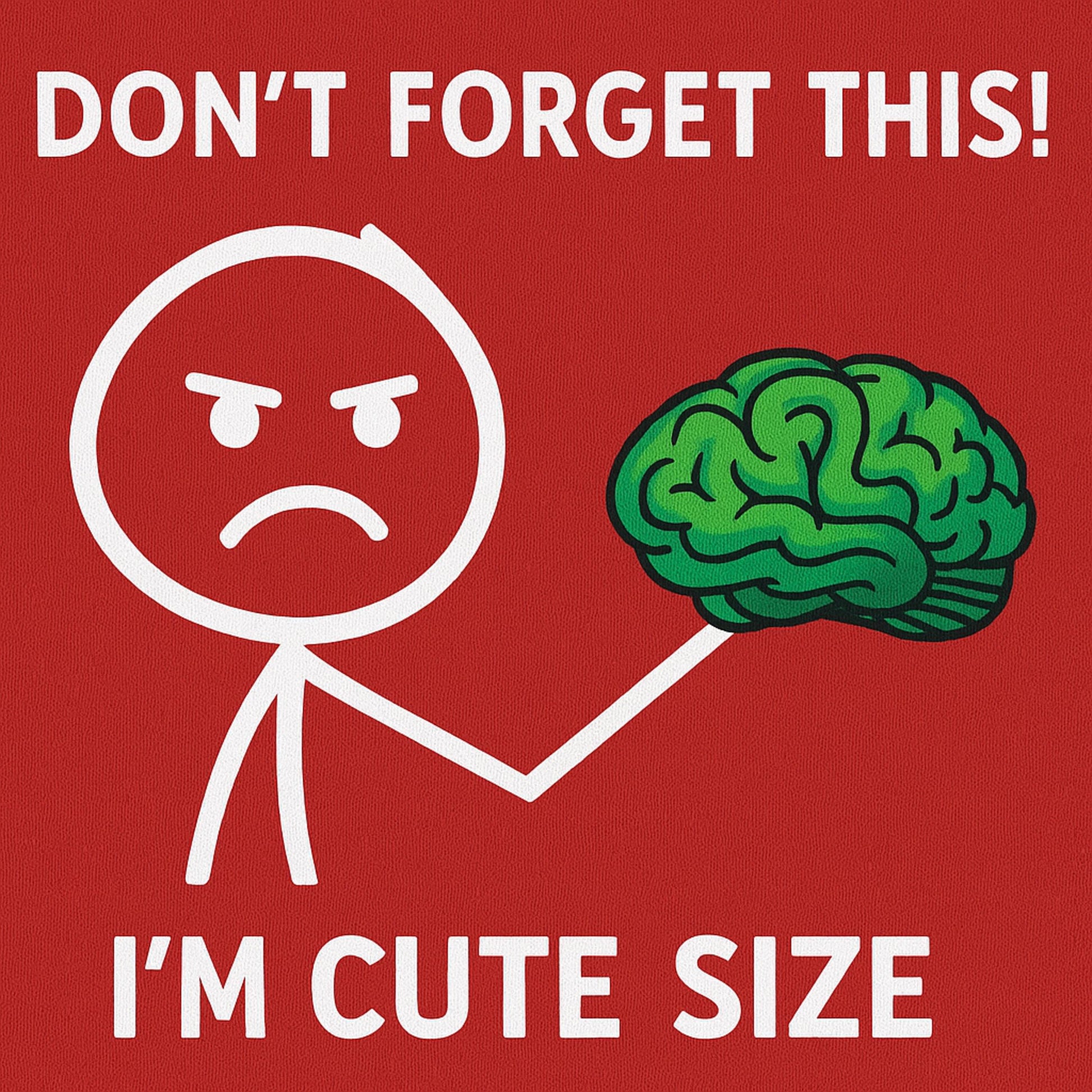 Dont Forget Funny Brain T Shirt Unisex Graphic Tee Stick Figure Cartoon Design Psychology Shirt Geek Nerd Top Smart Gift For Friends Him Her