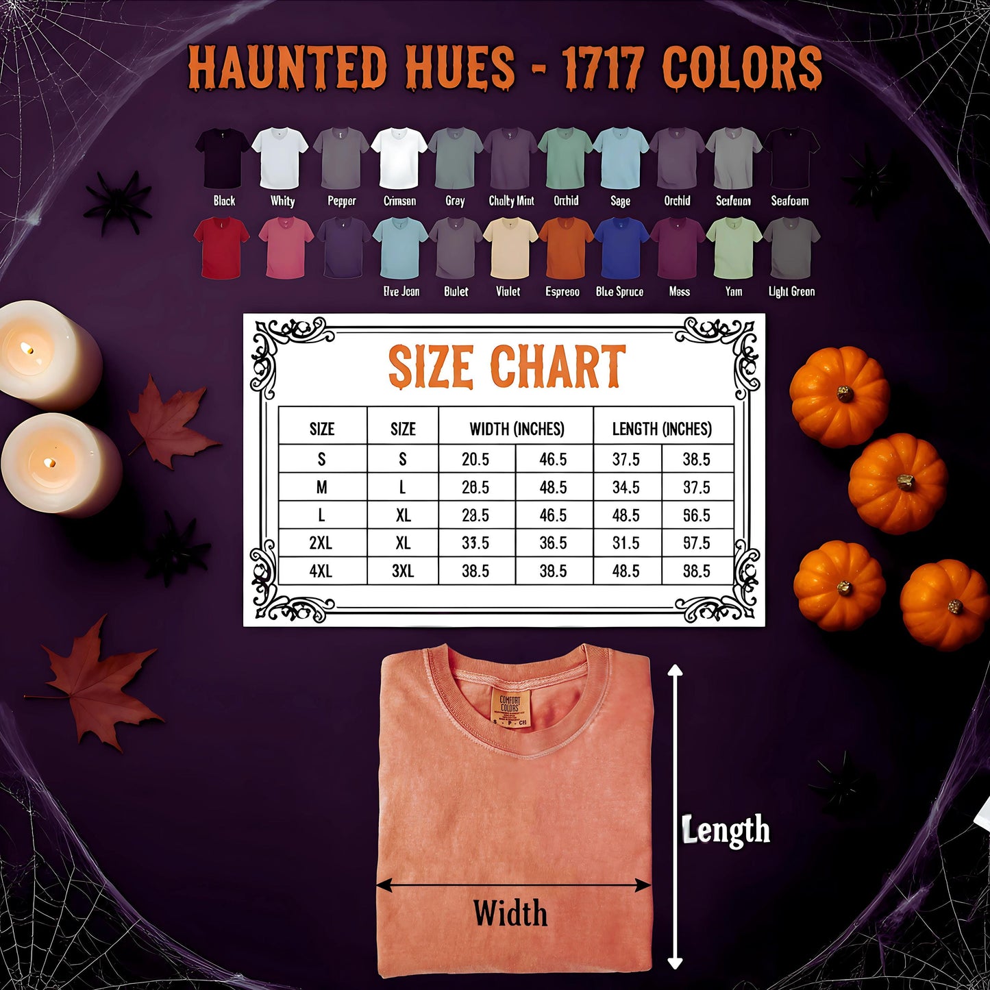 Halloween Stamps T Shirt Comfort Colors Espresso Super Soft Tee Ghost Pumpkin Witch Cat Potion Eye Graphic Unisex Spooky Season Gift