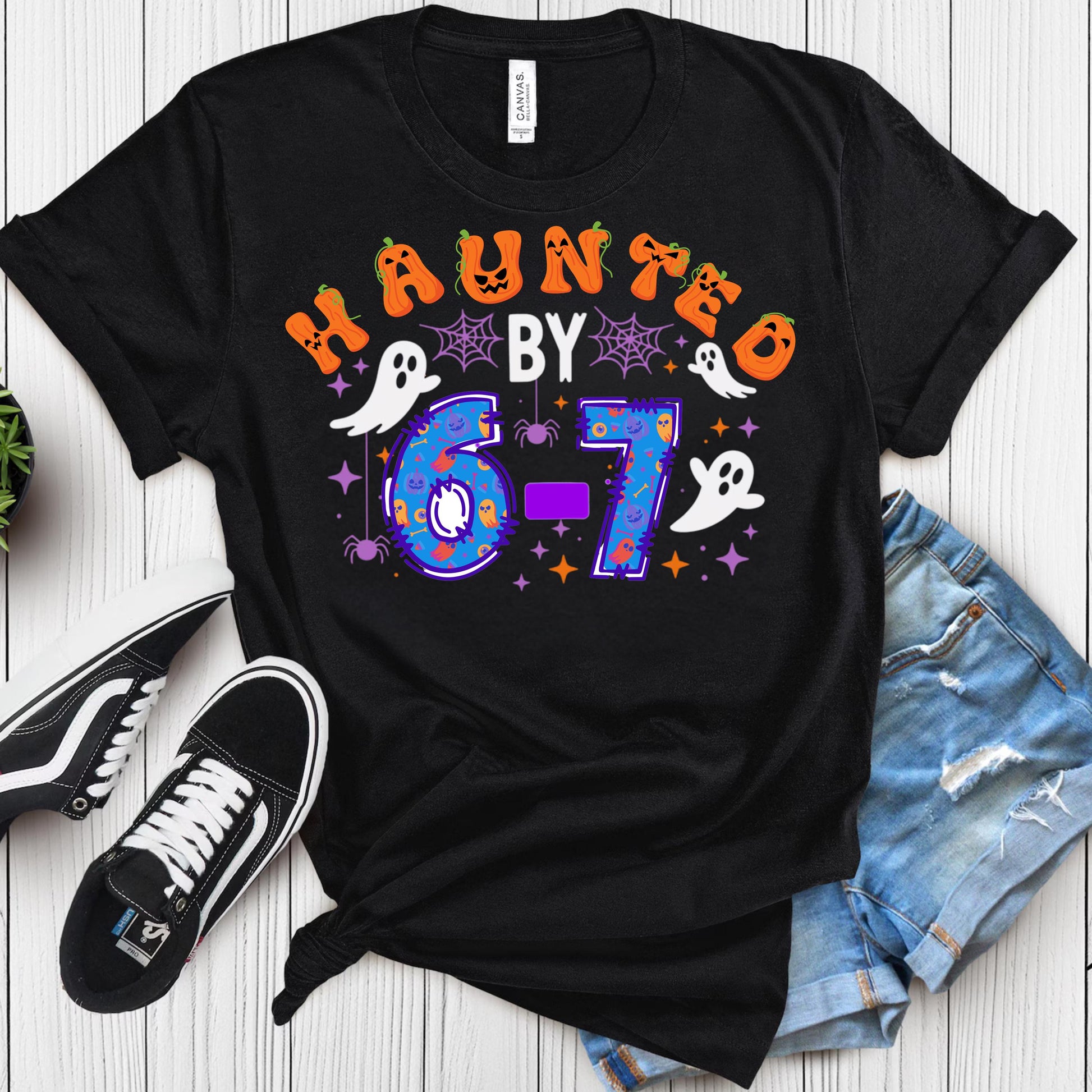 Six Seven Meme Halloween Shirt: Sweatshirt Funny Tee