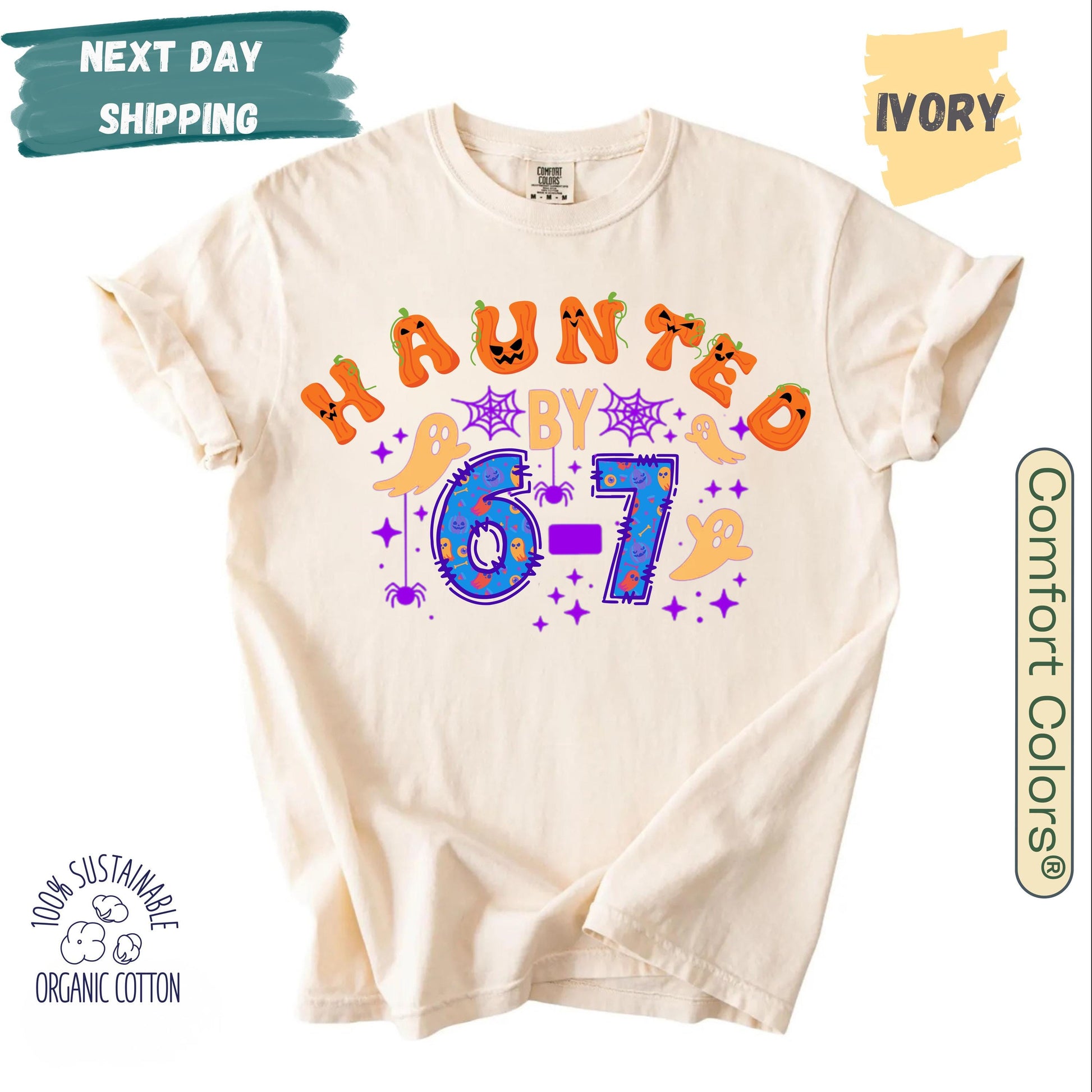 Six Seven Meme Halloween Shirt: Comfort Colors Funny Tee