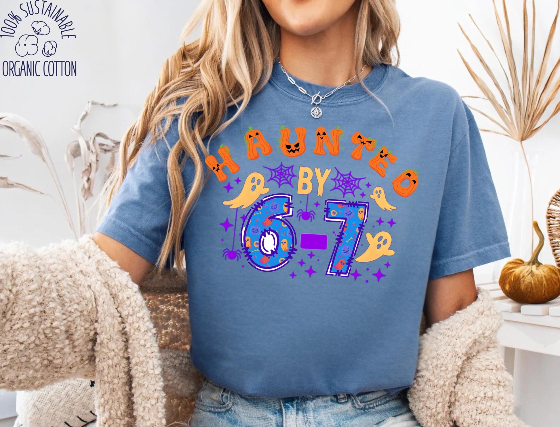 Six Seven Meme Halloween Shirt: Sweatshirt Funny Tee