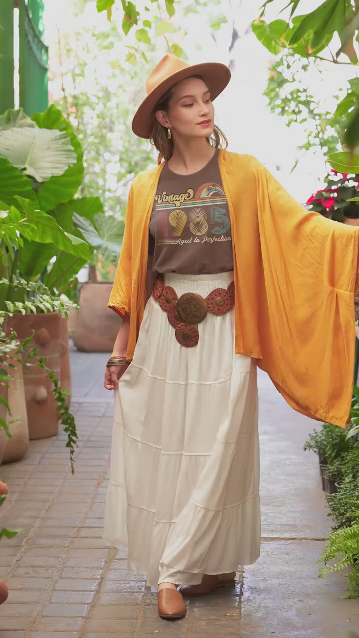 40th Birthday Shirt, Retro Vintage Style Unisex T Shirt, Gift For 40 Year Old Men And Women Age To Perfection Tee Classic Graphic Top